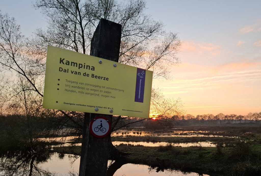 Infobord Natuurmonumenten Dal van de Beerze